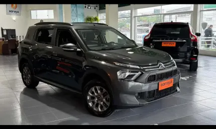 Citroën aircross c3 aircross7 f. pack 1.0 flex tb 200 aut - cinza - 2024/2024