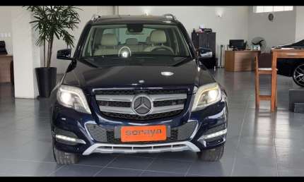 Mercedes-benz glk 220 sport cdi 2.2 tb 4x4 aut. diesel  - azul - 2015/2015