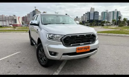 Ford ranger xlt 3.2 20v 4x4 cd diesel mec. - prata - 2022/2022