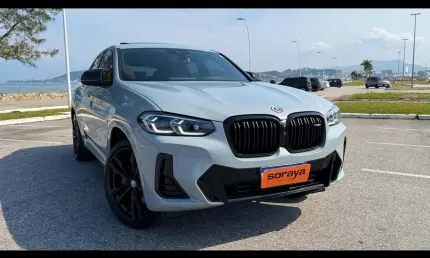 Bmw x4 m40i 3.0 turbo 388cv aut.  - cinza - 2022/2023