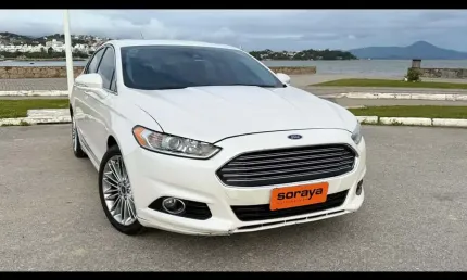 Ford fusion titanium 2.0 gtdi eco. fwd aut.  - branca - 2014/2015