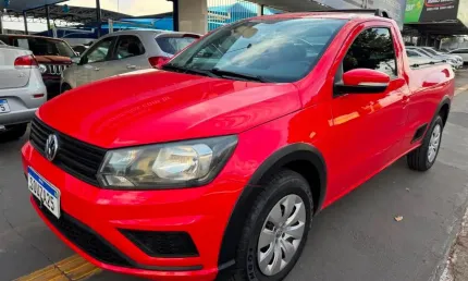 Vw saveiro trendline cs 1.6 flex 2017/2018  completa revisada  pneus novos novissima 