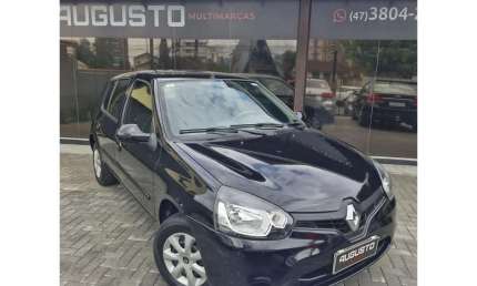 Renault clio rn/alizé/expr./1.0 hi-power 16v 5p  - preta - 2015/2016