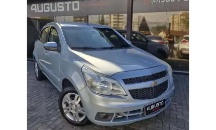 Chevrolet agile ltz 1.4 mpfi 8v flexpower 5p  - prata - 2010/2011