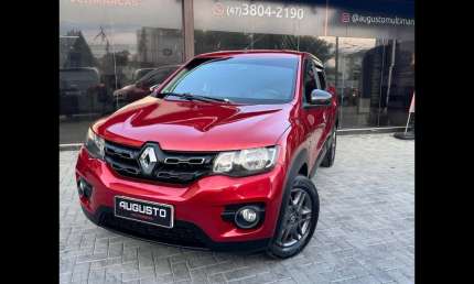 Renault kwid intense 1.0 flex 12v 5p mec.  - vermelha - 2018/2019