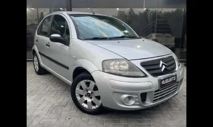 Citroën c3 glx 1.4/ glx sonora 1.4 flex 8v 5p  - prata - 2012/2012