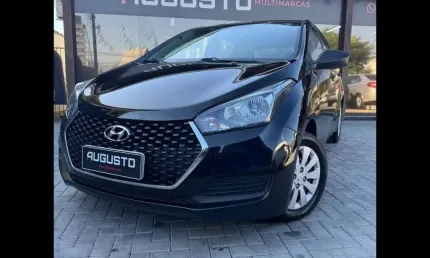Hyundai hb20 unique 1.0 flex 12v mec.  - preta - 2019/2019