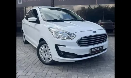 Ford ka 1.5 sedan se plus 12v flex 4p aut.  - branca - 2019/2019