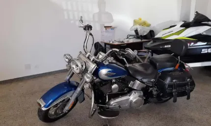 Harley-davidson flst 1584cc 2010 c/acessórios