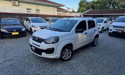 Fiat uno attractive 1.0 fire flex 8v 5p  - branca - 2021/2021