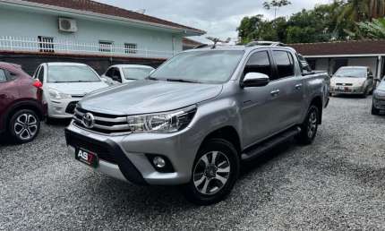 Toyota hilux cd srv 4x4 2.8 tdi diesel aut.  - prata - 2018/2018