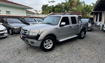 Ford ranger xlt 2.3 16v 150cv cd repower.  - prata - 2010/2011