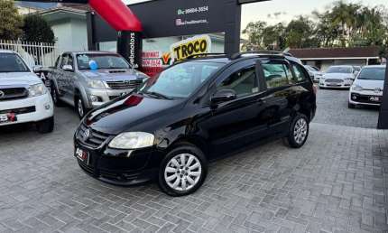 Volkswagen spacefox 1.6/ 1.6 trend total flex 8v 5p  - preta - 2008/2009