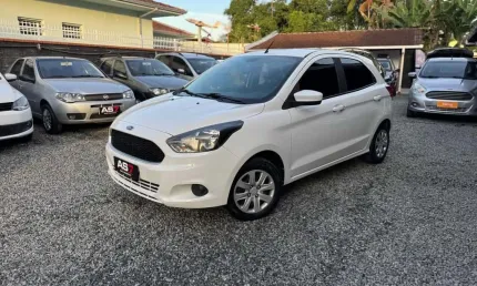 Ford ka 1.0 se/se plus tivct flex 5p  - branca - 2017/2018