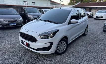 Ford ka 1.5 se plus 12v flex 5p mec.  - branca - 2020/2020
