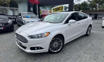 Ford fusion titanium 2.0 gtdi eco. fwd aut.  - branca - 2015/2015