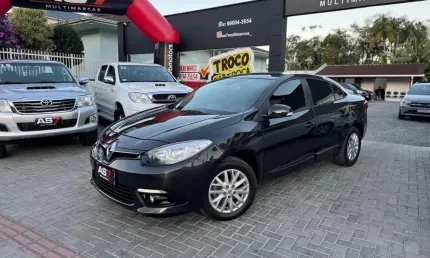 Renault fluence sed. dyn. plus 2.0 16v flex aut.  - preta - 2016/2017
