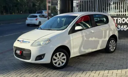 Fiat palio attractive 1.0 evo fire flex 8v 5p  - branca - 2013/2014