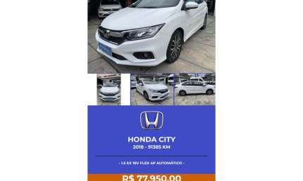 Honda city 2018 1.5 ex 16v flex 4p automático