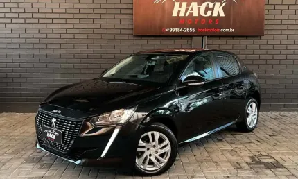 Peugeot 208 active 1.6 flex 16v 5p aut.  - preta - 2021/2021