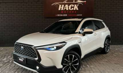 Toyota corolla cross xrx 1.8 16v aut. (híbrido)  - branca - 2023/2024