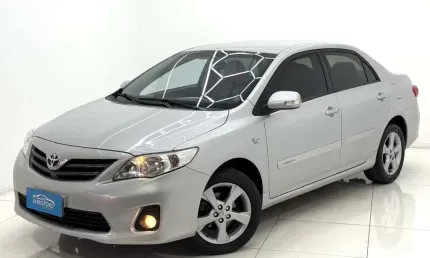 Corolla 2013 xei 2.0flex 4p automático camera de ré baixo km aceita troca financia 100%