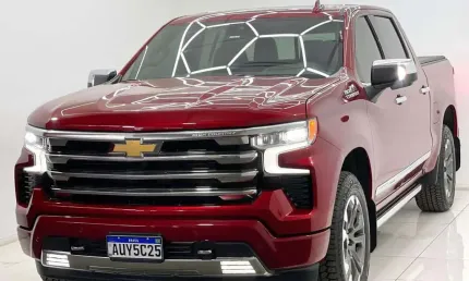 Chevrolet silverado hc 2024 baixo km com chave reserva e manual do proprietário