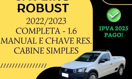 Saveiro robust 1.6 completa 2022/2023