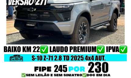 S-10 z-71 2.8 td 2025 4x4 automática