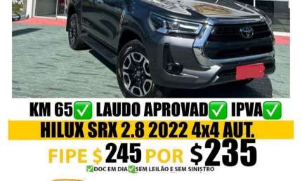Hilux semi nova 
