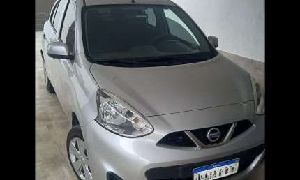 Nissan march 1.6 s 16v flex 4p manual  2016/2017 - prata - 2016/2017