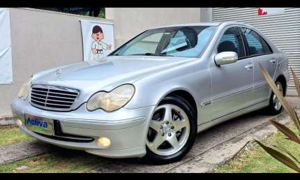 Mercedes-benz c-240 avantgarde 2.4/ 2.6 4p  - prata - 2001/2002