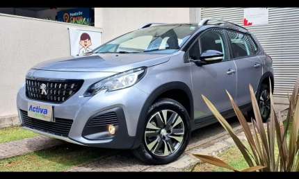 Peugeot 2008 griffe 1.6 turbo flex 16v 5p aut.  - prata - 2022/2023