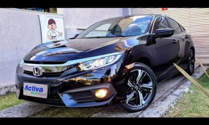 Honda civic sedan exl 2.0 flex 16v aut.4p  - preta - 2018/2018
