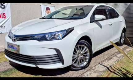 Toyota corolla gli upper 1.8 flex 16v aut.  - branca - 2017/2018
