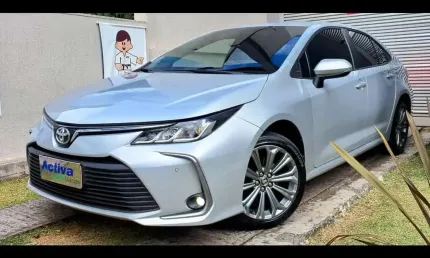 Toyota corolla xei 2.0 flex 16v aut.  - prata - 2021/2022