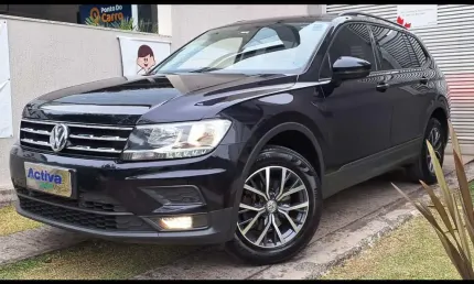 Volkswagen tiguan allspac comf 250 tsi 1.4 flex  - preta - 2019/2020