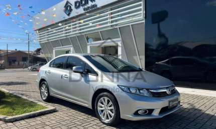 Honda civic sedan lxr 2.0 flexone 16v aut. 4p  - prata - 2013/2014