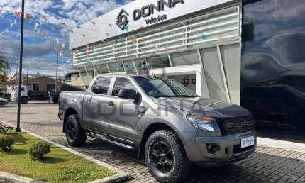 Ford ranger xlt 3.2 20v 4x4 cd - cinza - 2014/2015