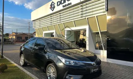 Toyota corolla gli18 cvt - preta - 2018/2019