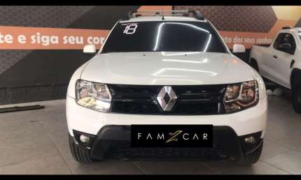 Renault duster 16 d cvt - branca - 2017/2018