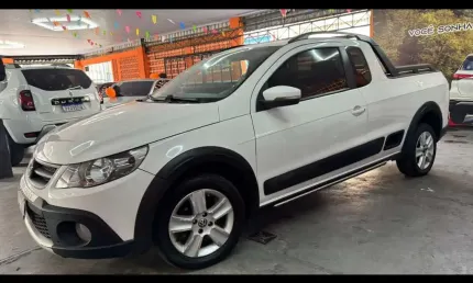 Volkswagen saveiro cross 1.6 mi total flex 8v ce - branca - 2012/2013