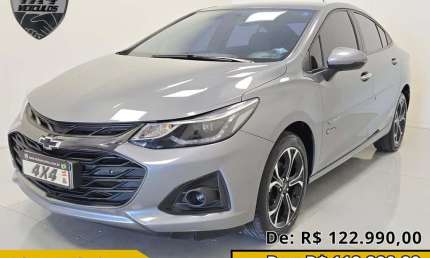 Chevrolet cruze midnight 1.4 16v tb flex aut.  - cinza - 2022/2023