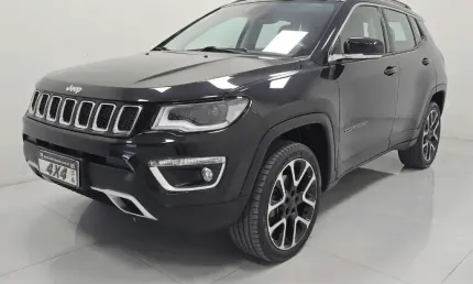 Jeep compass limited 2.0 4x4 diesel 16v aut.  - preta - 2020/2021