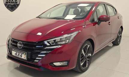 Nissan versa exclusive 1.6 16v flex aut.  - vermelha - 2023/2024