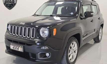 Jeep renegade longitude 1.8 4x2 flex 16v aut.  - preta - 2015/2016