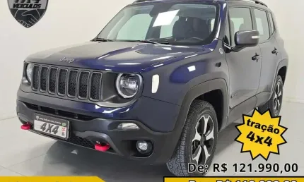 Jeep renegade trailhawk 2.0 4x4 tb diesel aut  - azul - 2021/2021