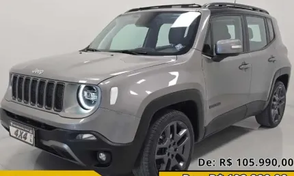 Jeep renegade limited 1.8 4x2 flex 16v aut.  - cinza - 2021/2021
