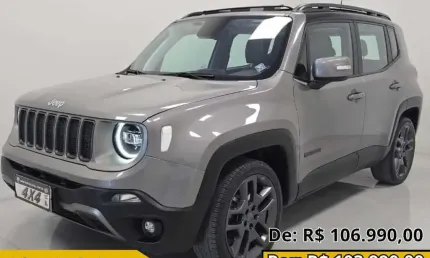 Jeep renegade limited 1.8 4x2 flex 16v aut.  - cinza - 2021/2021
