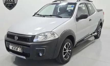 Fiat strada working 1.4 mpi fire flex 8v cd  - prata - 2015/2016